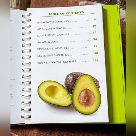 New Avocado Recipes Appetizers Meals Snacks & More Spiral Hardcover - Picture 8 of 13